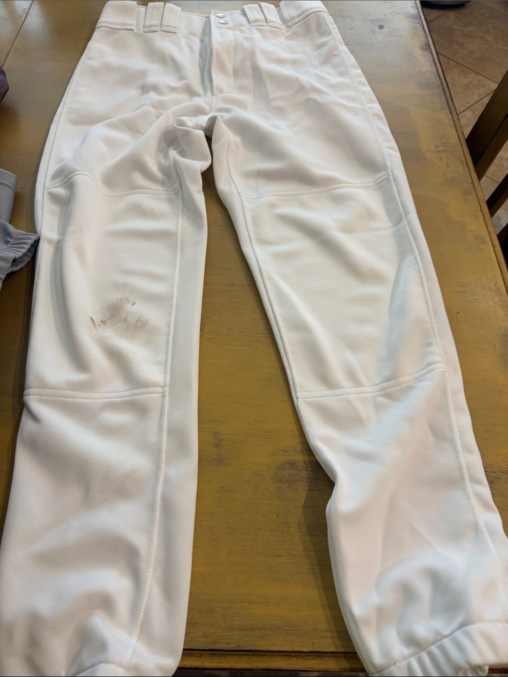Mizuno White Men's Baseball pants